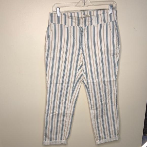 LOFT Pants - EUC Loft striped chinos